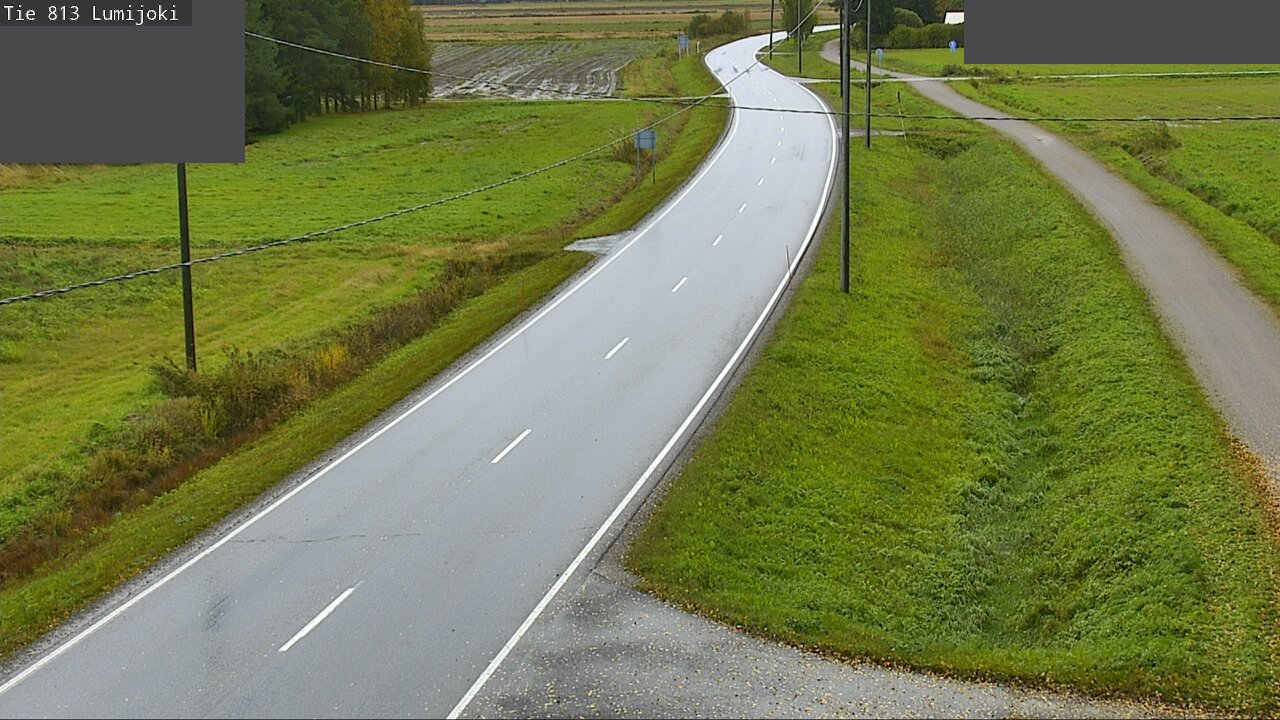 Weather Camera Image Road 813 Lumijoki, Lumijoki, Pohjois-Pohjanmaa