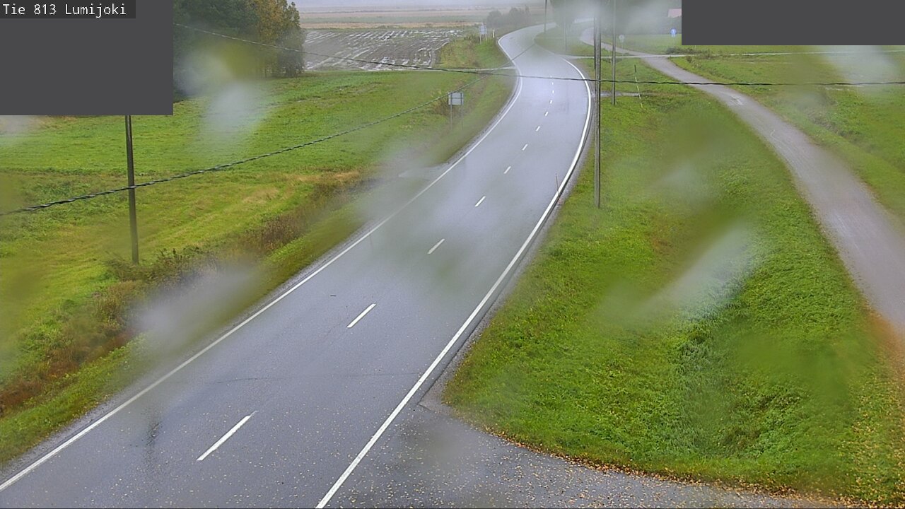 Weather Camera Image Road 813 Lumijoki, Lumijoki, Pohjois-Pohjanmaa