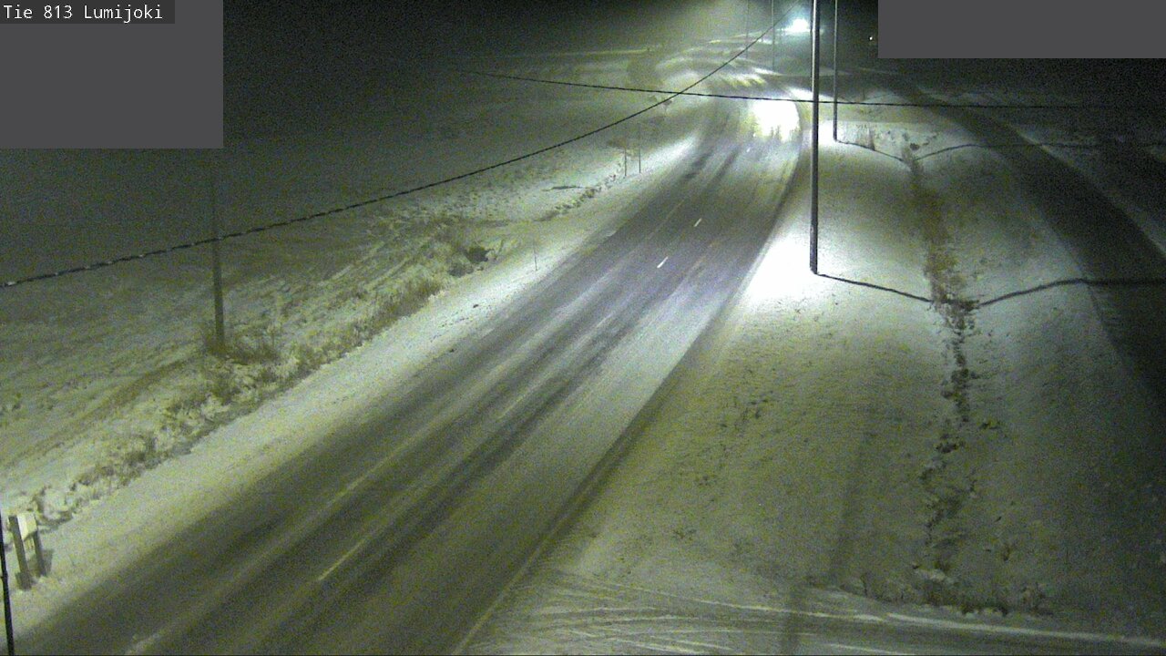 Weather Camera Image Väg 813 Lumijoki, Lumijoki, Pohjois-Pohjanmaa