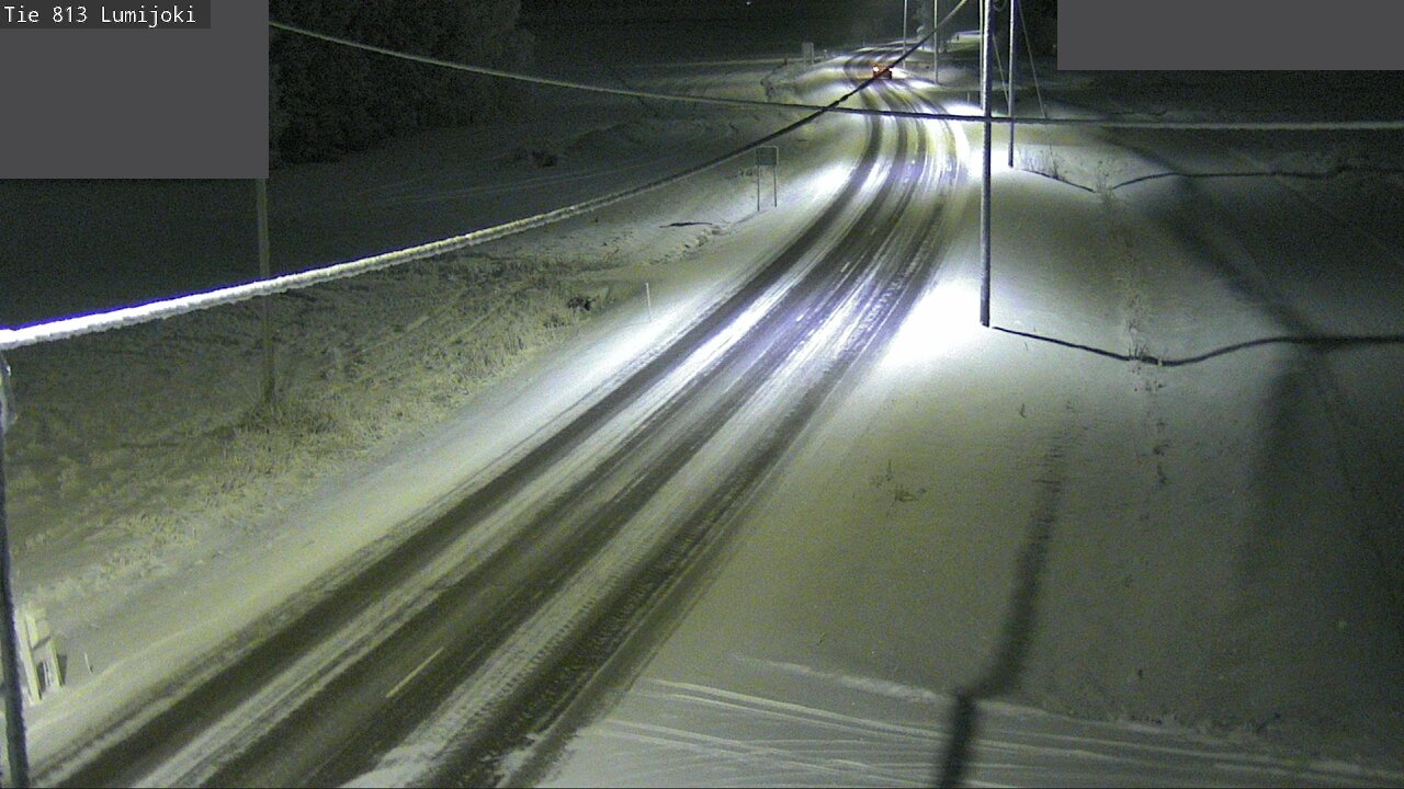 Weather Camera Image Road 813 Lumijoki, Lumijoki, Pohjois-Pohjanmaa