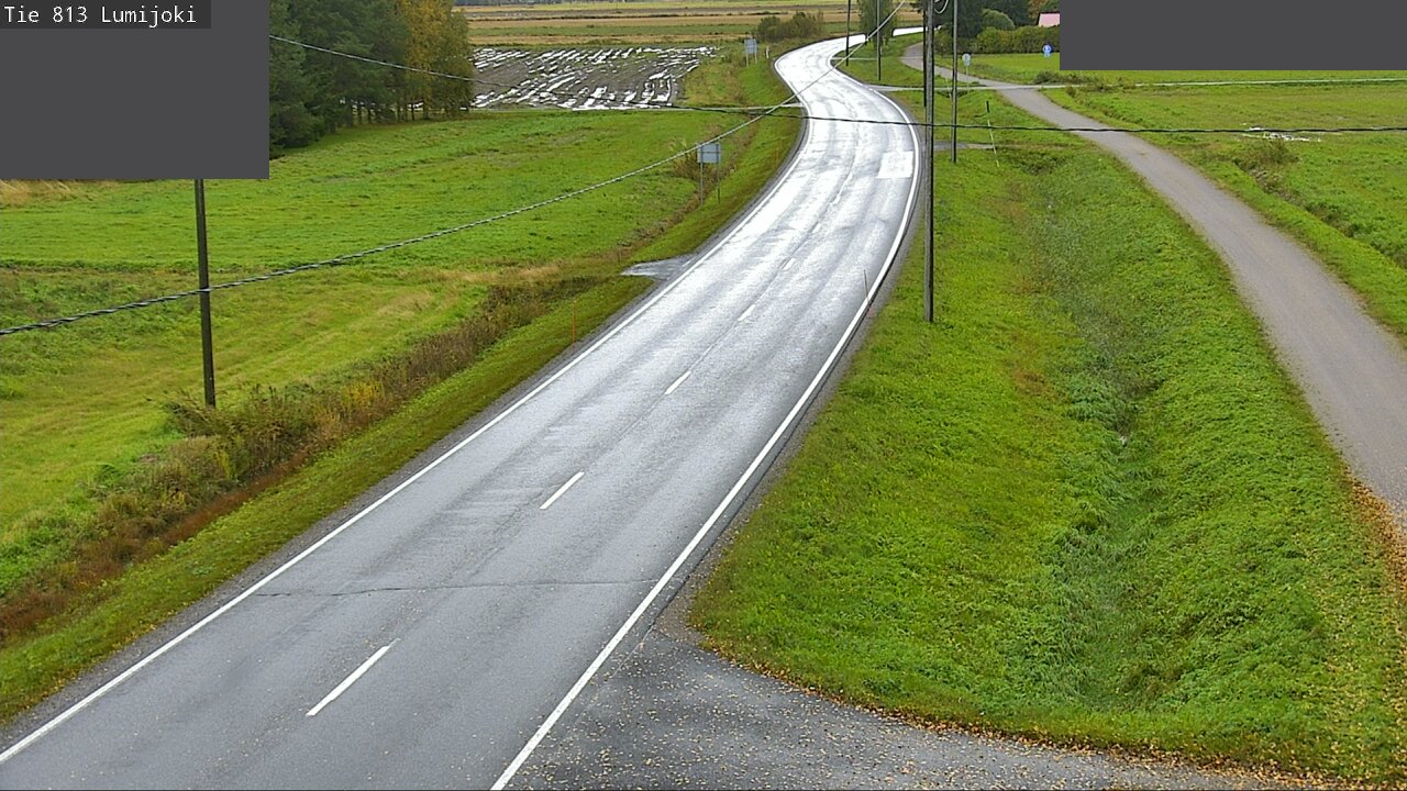 Weather Camera Image Road 813 Lumijoki, Lumijoki, Pohjois-Pohjanmaa