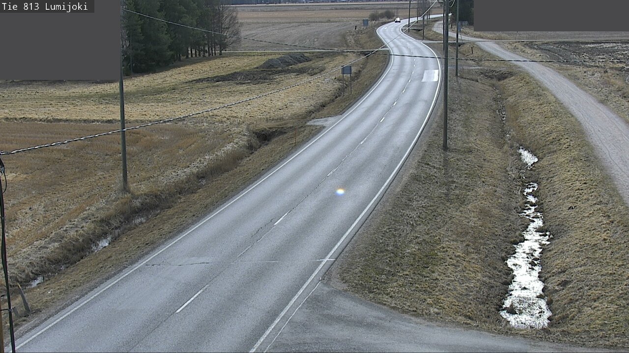 Weather Camera Image Road 813 Lumijoki, Lumijoki, Pohjois-Pohjanmaa