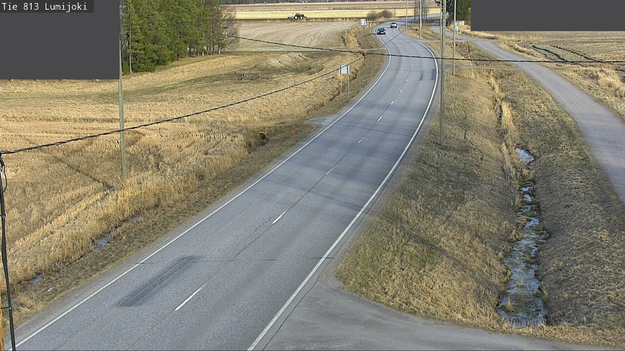 Weather Camera Image Road 813 Lumijoki, Lumijoki, Pohjois-Pohjanmaa