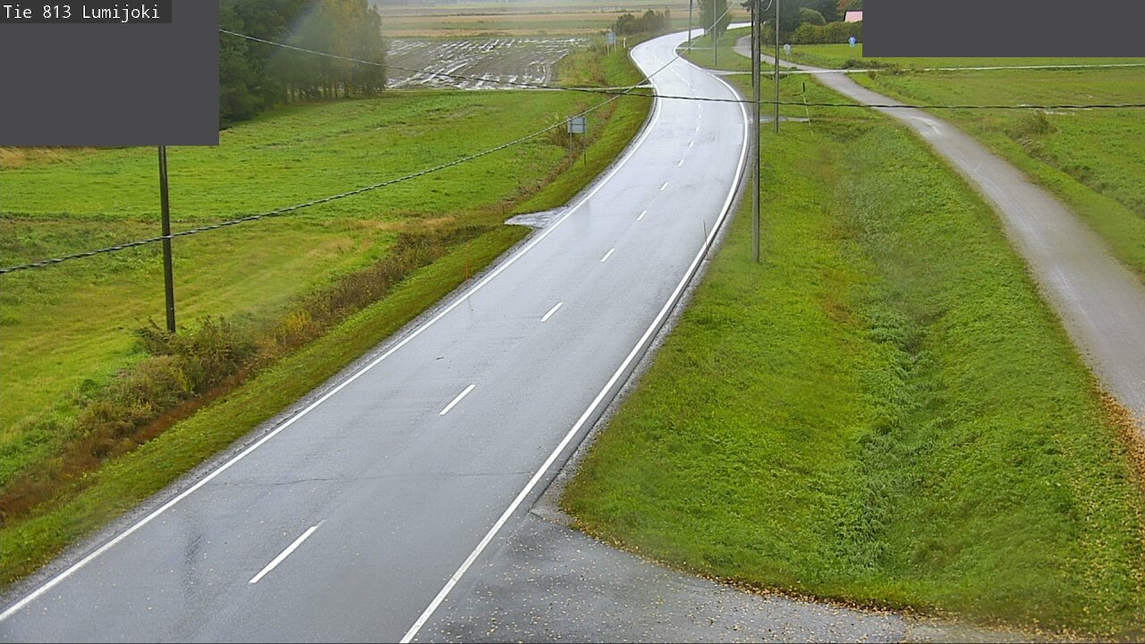Weather Camera Image Road 813 Lumijoki, Lumijoki, Pohjois-Pohjanmaa