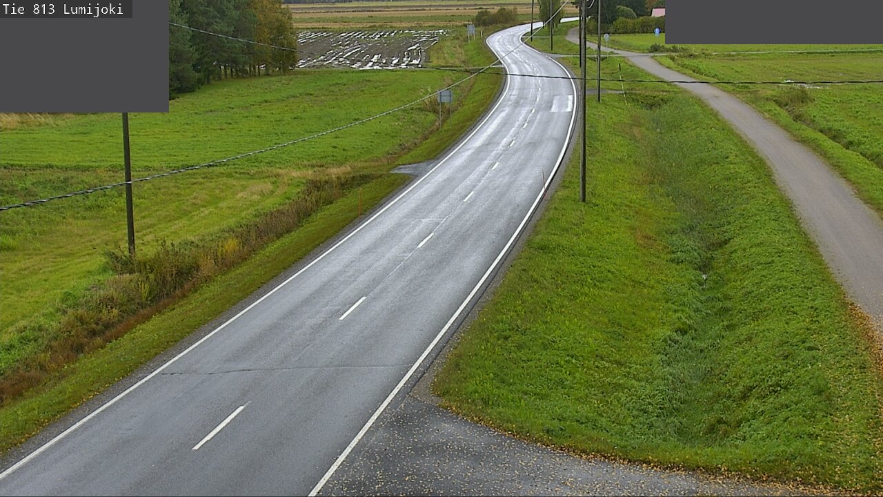 Weather Camera Image Väg 813 Lumijoki, Lumijoki, Pohjois-Pohjanmaa