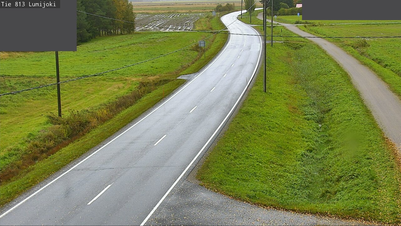 Weather Camera Image Road 813 Lumijoki, Lumijoki, Pohjois-Pohjanmaa