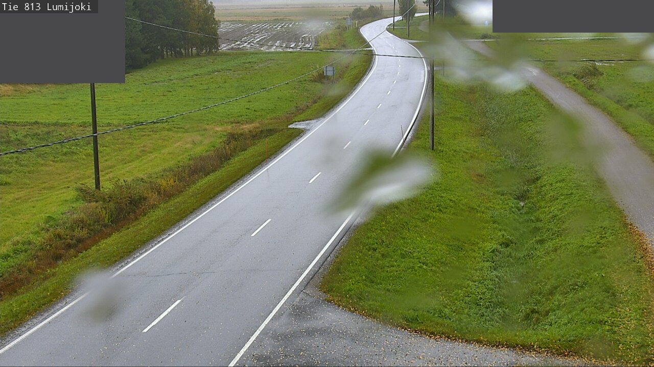 Weather Camera Image Road 813 Lumijoki, Lumijoki, Pohjois-Pohjanmaa