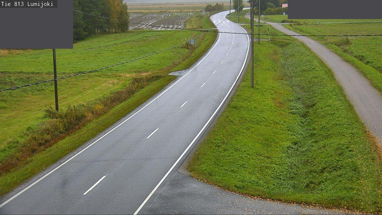 Weather Camera Image Road 813 Lumijoki, Lumijoki, Pohjois-Pohjanmaa