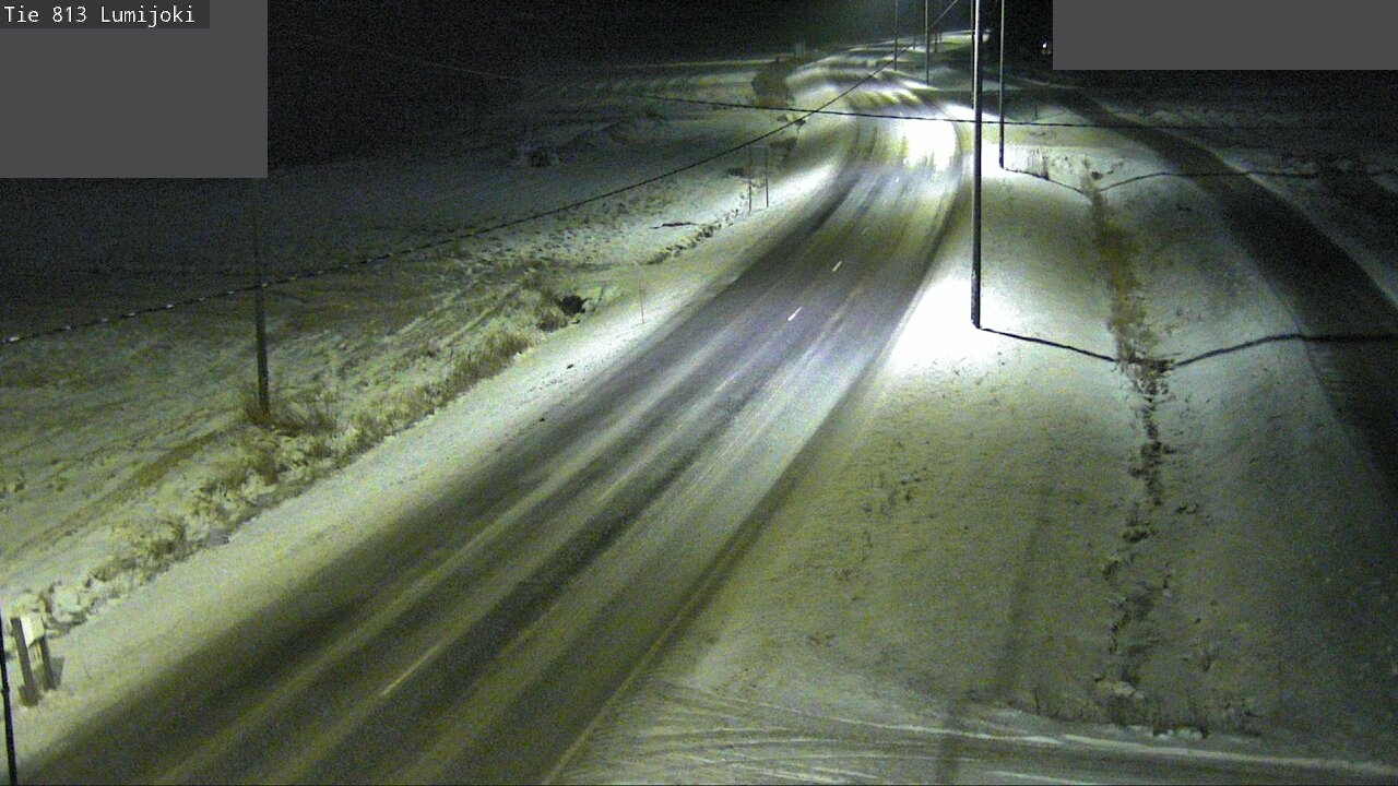 Weather Camera Image Väg 813 Lumijoki, Lumijoki, Pohjois-Pohjanmaa