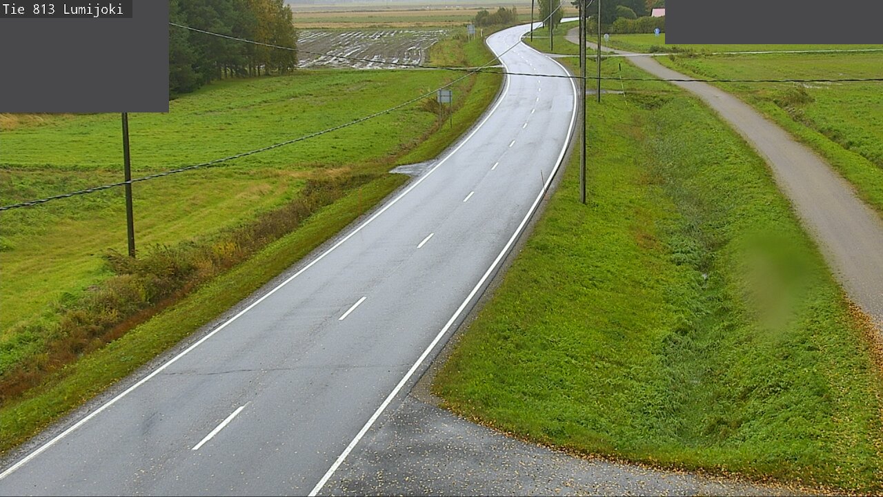 Weather Camera Image Road 813 Lumijoki, Lumijoki, Pohjois-Pohjanmaa