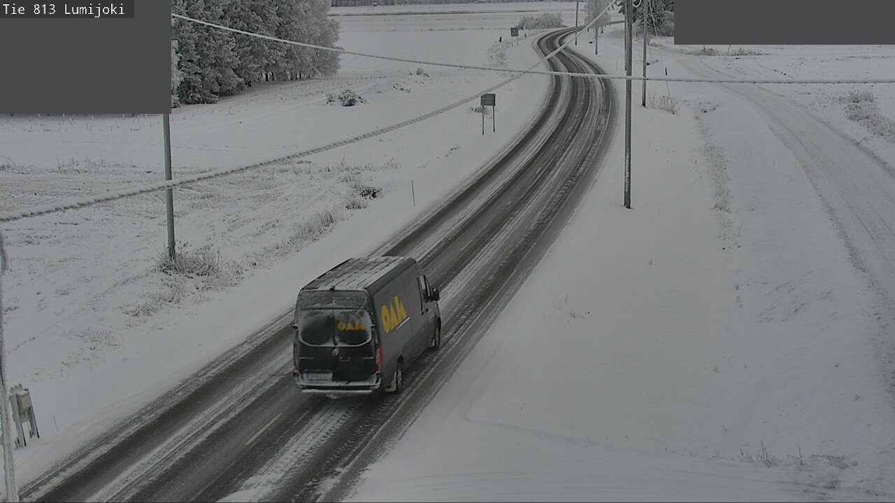 Weather Camera Image Road 813 Lumijoki, Lumijoki, Pohjois-Pohjanmaa