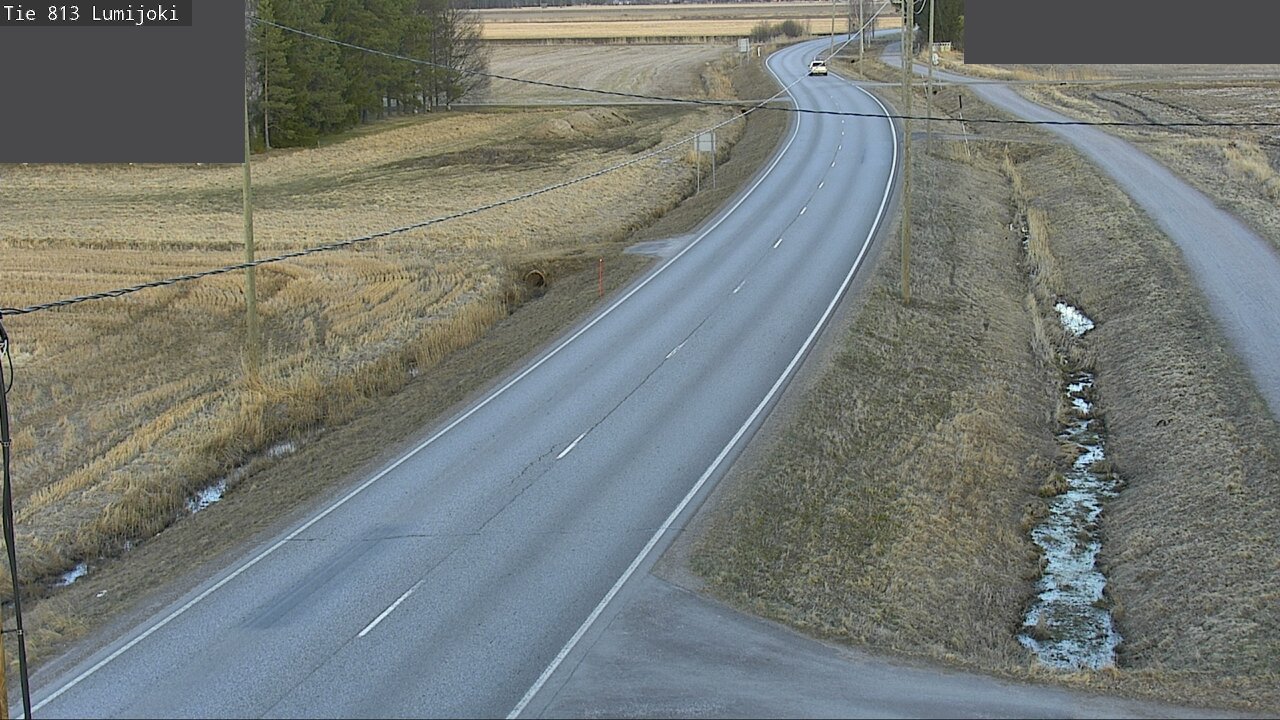 Weather Camera Image Road 813 Lumijoki, Lumijoki, Pohjois-Pohjanmaa
