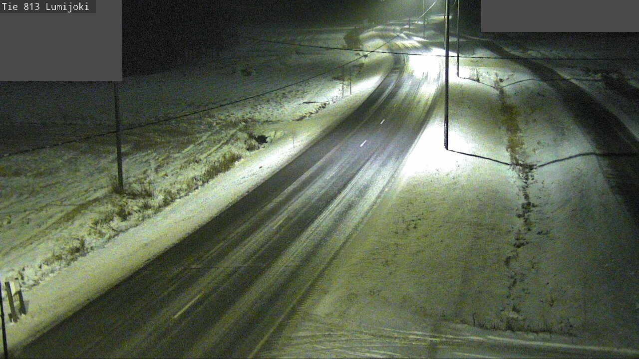 Weather Camera Image Väg 813 Lumijoki, Lumijoki, Pohjois-Pohjanmaa