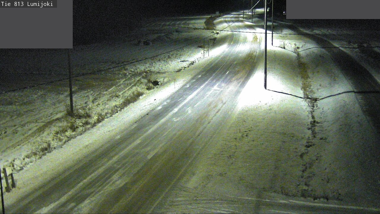 Weather Camera Image Väg 813 Lumijoki, Lumijoki, Pohjois-Pohjanmaa