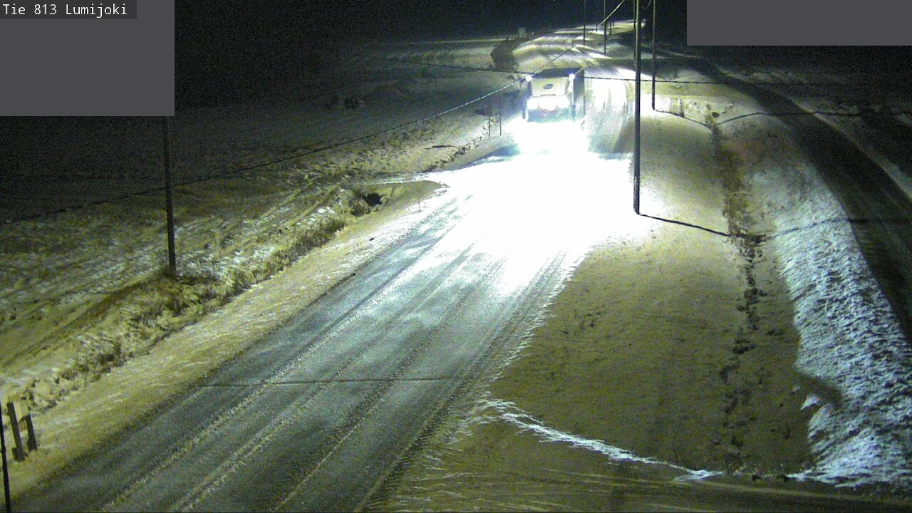 Weather Camera Image Väg 813 Lumijoki, Lumijoki, Pohjois-Pohjanmaa