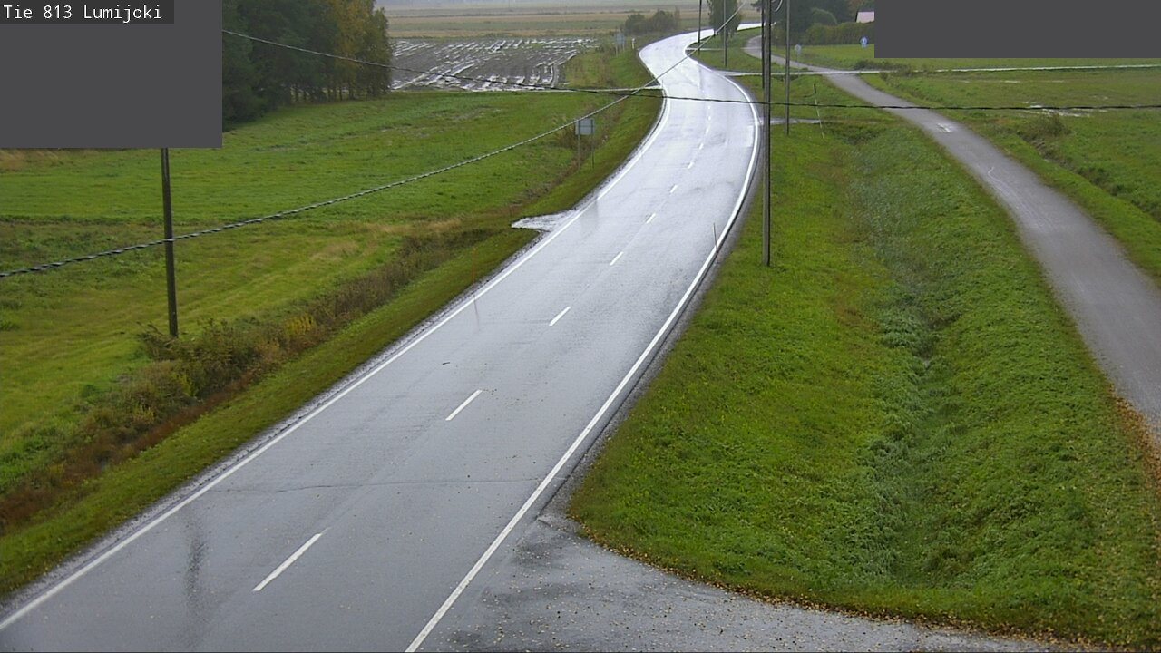 Weather Camera Image Road 813 Lumijoki, Lumijoki, Pohjois-Pohjanmaa