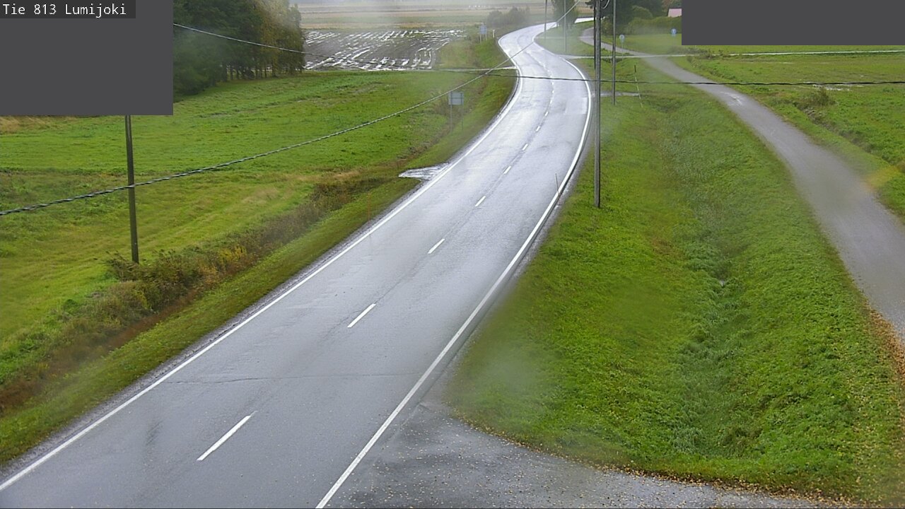 Weather Camera Image Road 813 Lumijoki, Lumijoki, Pohjois-Pohjanmaa