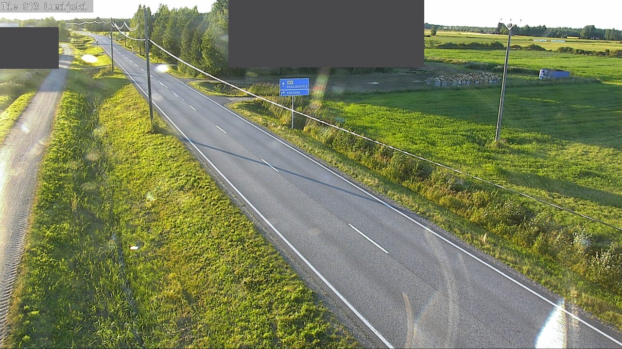 Kelikamerat Kuva Tie 813 Lumijoki, Lumijoki, Pohjois-Pohjanmaa