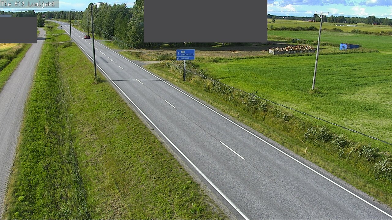 Kelikamerat Kuva Tie 813 Lumijoki, Lumijoki, Pohjois-Pohjanmaa