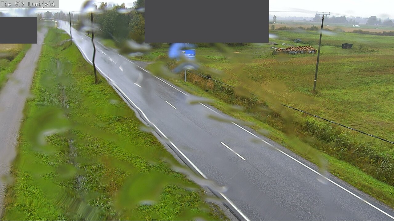Weather Camera Image Väg 813 Lumijoki, Lumijoki, Pohjois-Pohjanmaa