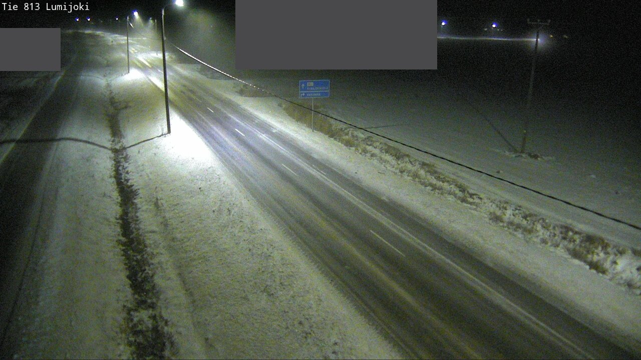 Weather Camera Image Väg 813 Lumijoki, Lumijoki, Pohjois-Pohjanmaa