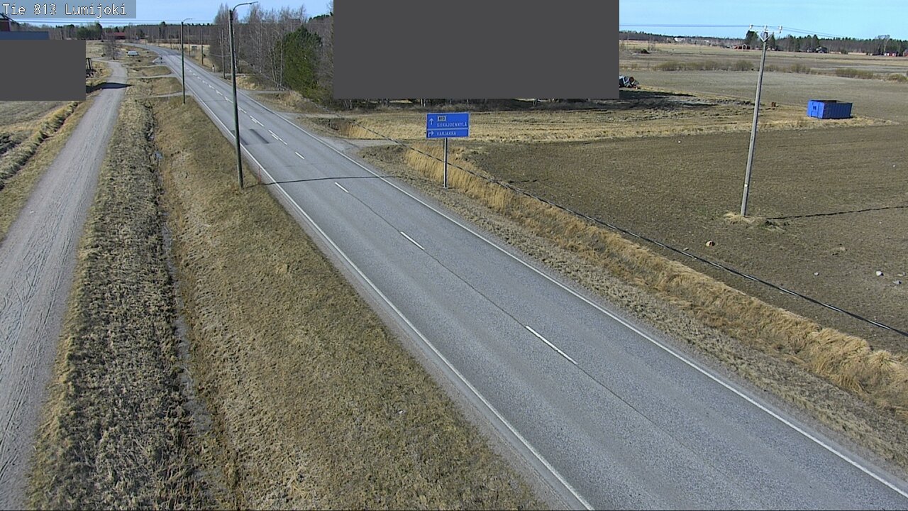 Kelikamerat Kuva Tie 813 Lumijoki, Lumijoki, Pohjois-Pohjanmaa