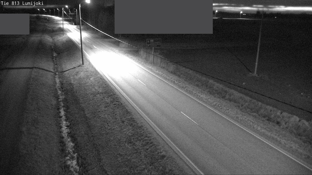 Weather Camera Image Väg 813 Lumijoki, Lumijoki, Pohjois-Pohjanmaa