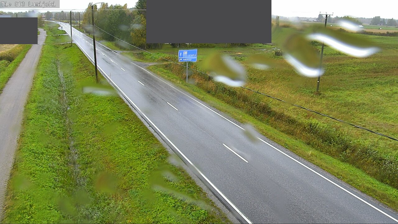 Weather Camera Image Väg 813 Lumijoki, Lumijoki, Pohjois-Pohjanmaa