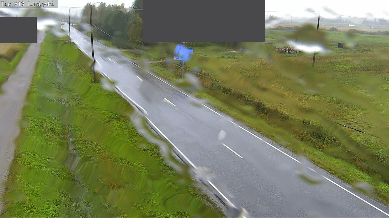 Weather Camera Image Väg 813 Lumijoki, Lumijoki, Pohjois-Pohjanmaa