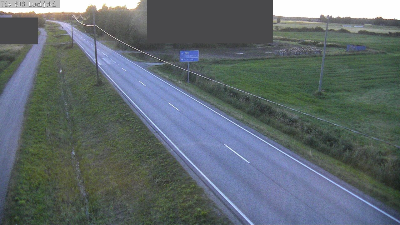 Kelikamerat Kuva Tie 813 Lumijoki, Lumijoki, Pohjois-Pohjanmaa