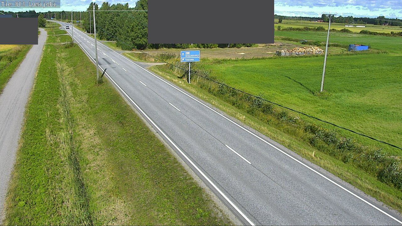 Kelikamerat Kuva Tie 813 Lumijoki, Lumijoki, Pohjois-Pohjanmaa