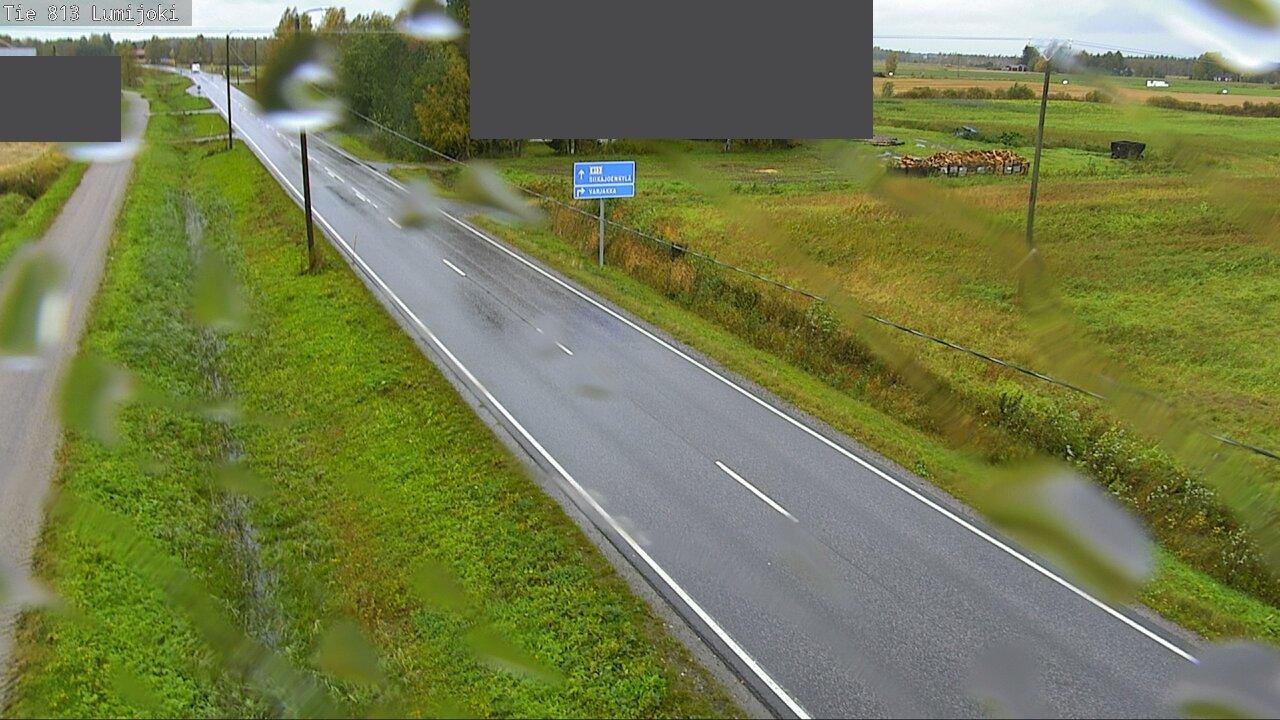 Weather Camera Image Väg 813 Lumijoki, Lumijoki, Pohjois-Pohjanmaa