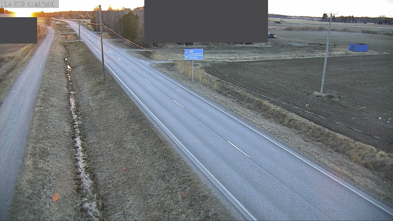 Kelikamerat Kuva Tie 813 Lumijoki, Lumijoki, Pohjois-Pohjanmaa
