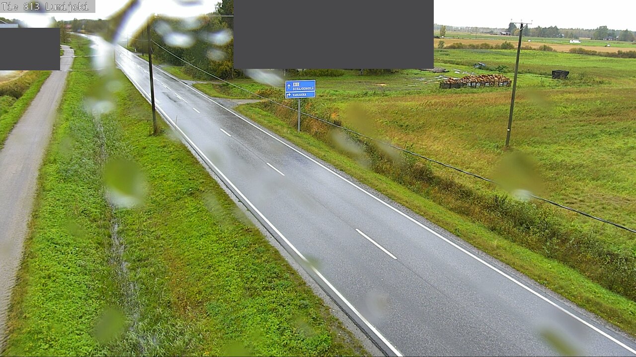 Weather Camera Image Väg 813 Lumijoki, Lumijoki, Pohjois-Pohjanmaa