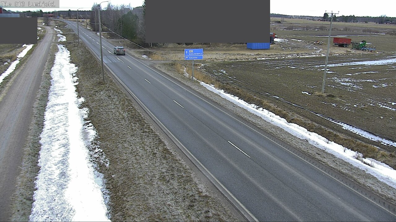 Kelikamerat Kuva Tie 813 Lumijoki, Lumijoki, Pohjois-Pohjanmaa