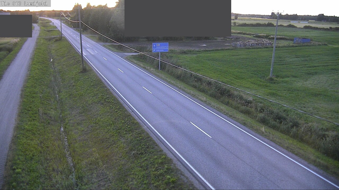 Kelikamerat Kuva Tie 813 Lumijoki, Lumijoki, Pohjois-Pohjanmaa