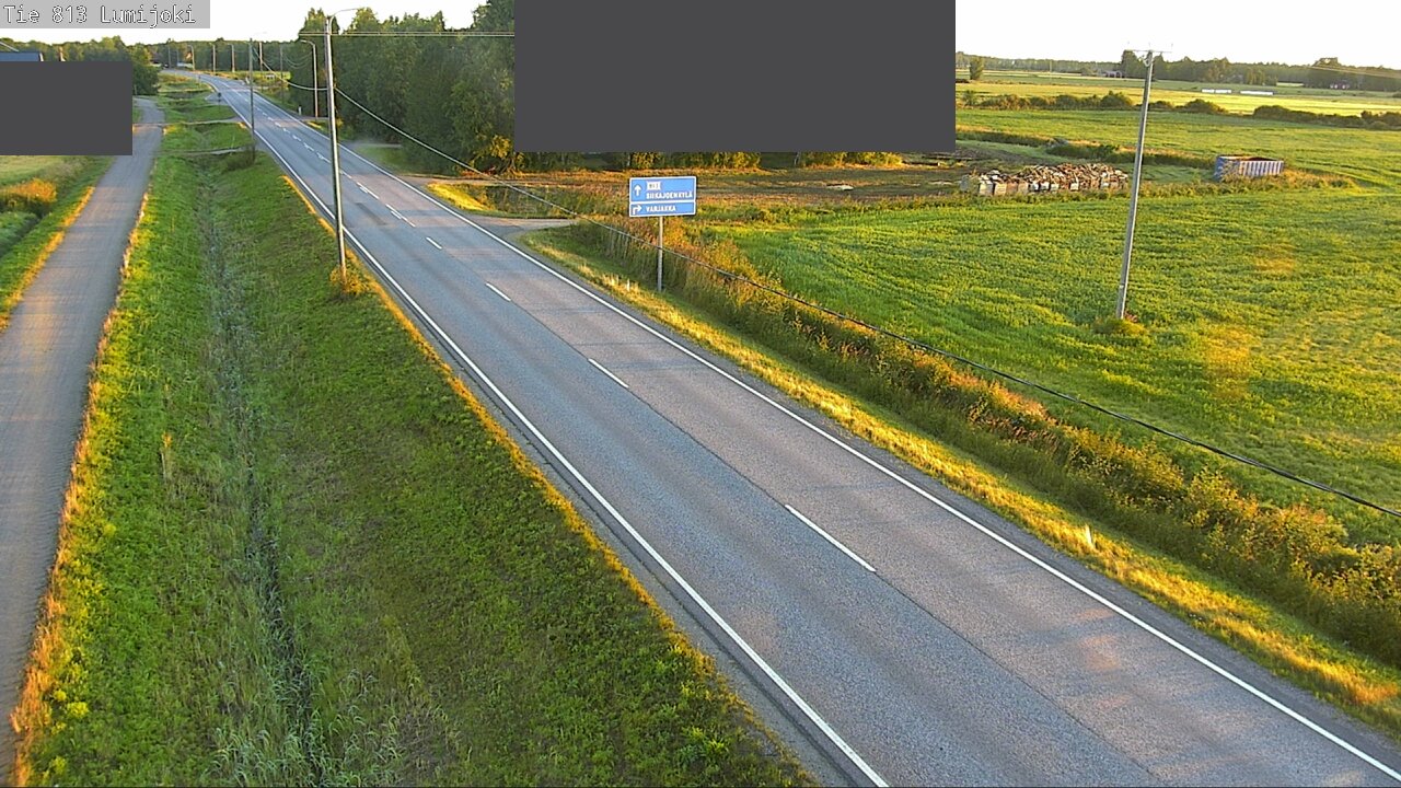Kelikamerat Kuva Tie 813 Lumijoki, Lumijoki, Pohjois-Pohjanmaa