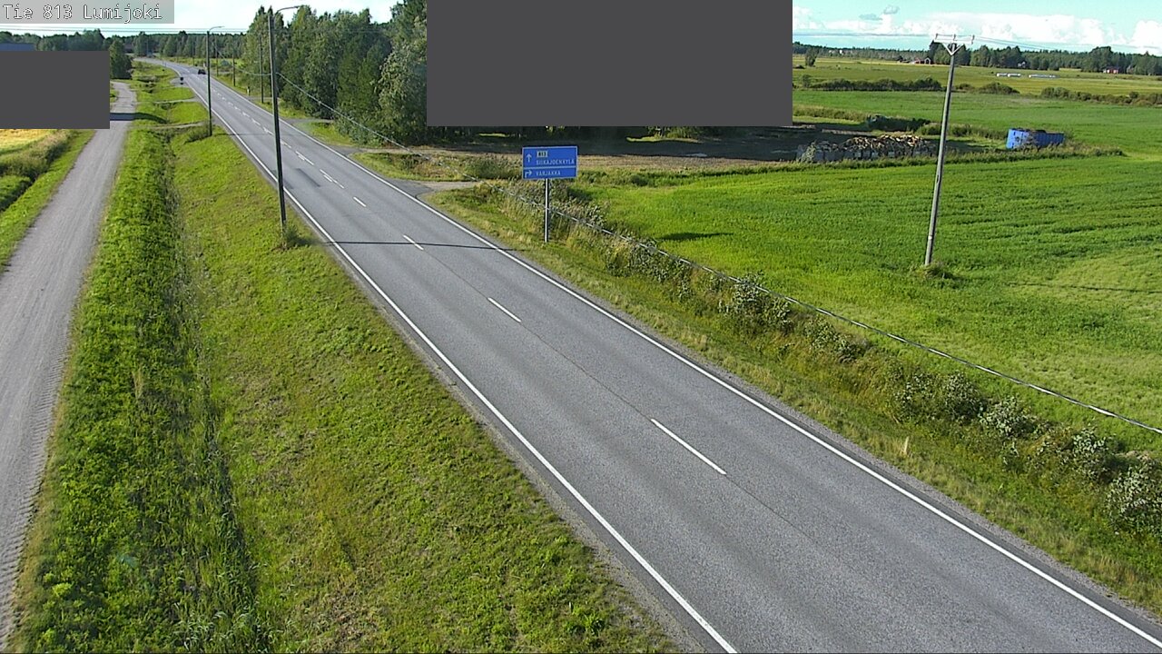 Kelikamerat Kuva Tie 813 Lumijoki, Lumijoki, Pohjois-Pohjanmaa