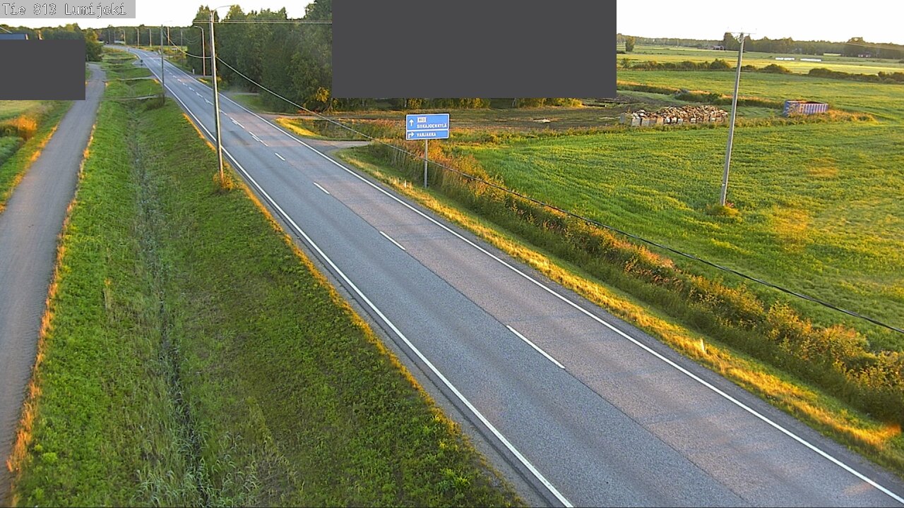 Kelikamerat Kuva Tie 813 Lumijoki, Lumijoki, Pohjois-Pohjanmaa