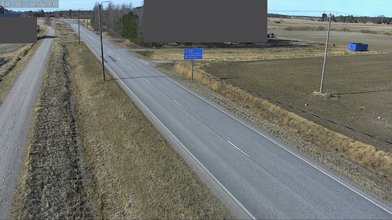 Kelikamerat Kuva Tie 813 Lumijoki, Lumijoki, Pohjois-Pohjanmaa