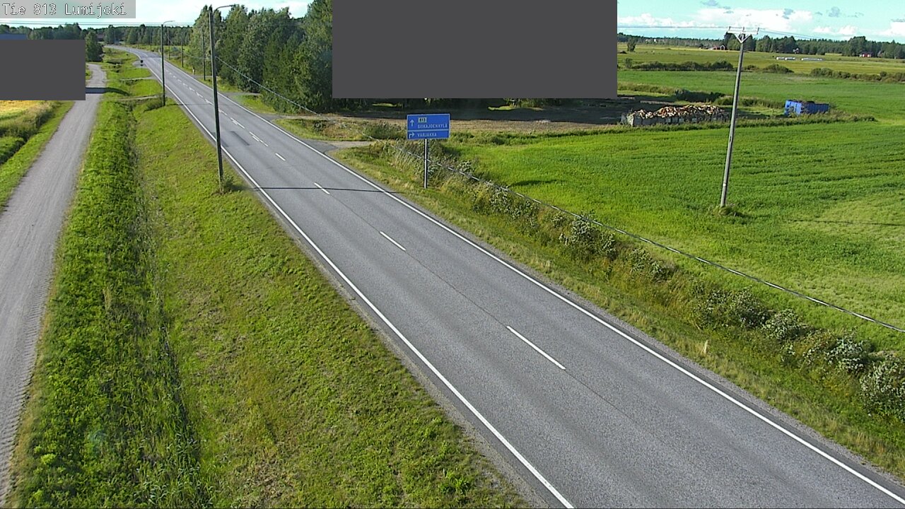 Kelikamerat Kuva Tie 813 Lumijoki, Lumijoki, Pohjois-Pohjanmaa