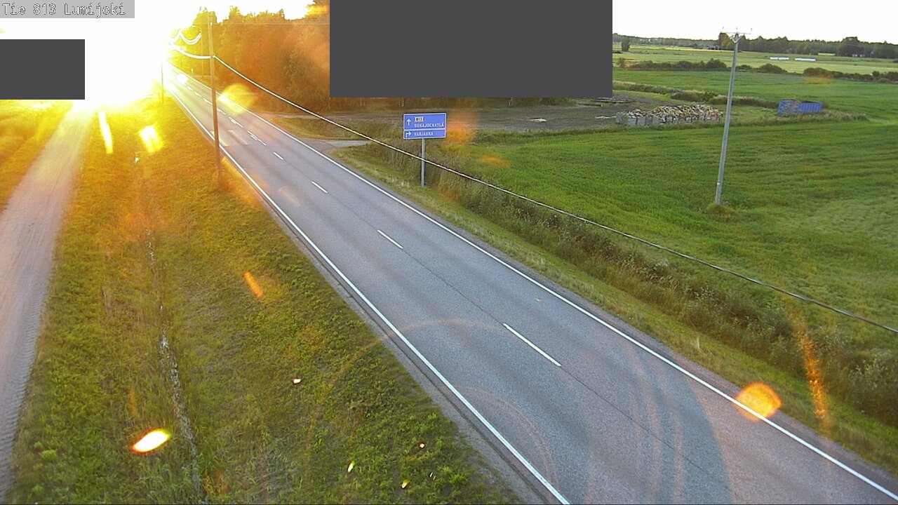 Kelikamerat Kuva Tie 813 Lumijoki, Lumijoki, Pohjois-Pohjanmaa