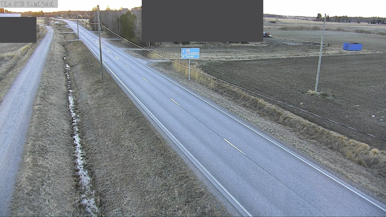 Kelikamerat Kuva Tie 813 Lumijoki, Lumijoki, Pohjois-Pohjanmaa