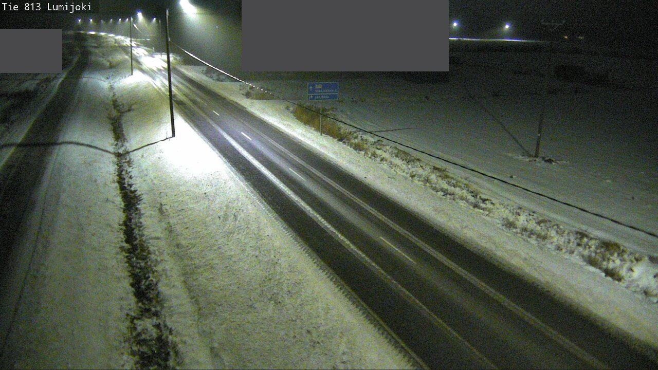 Weather Camera Image Väg 813 Lumijoki, Lumijoki, Pohjois-Pohjanmaa