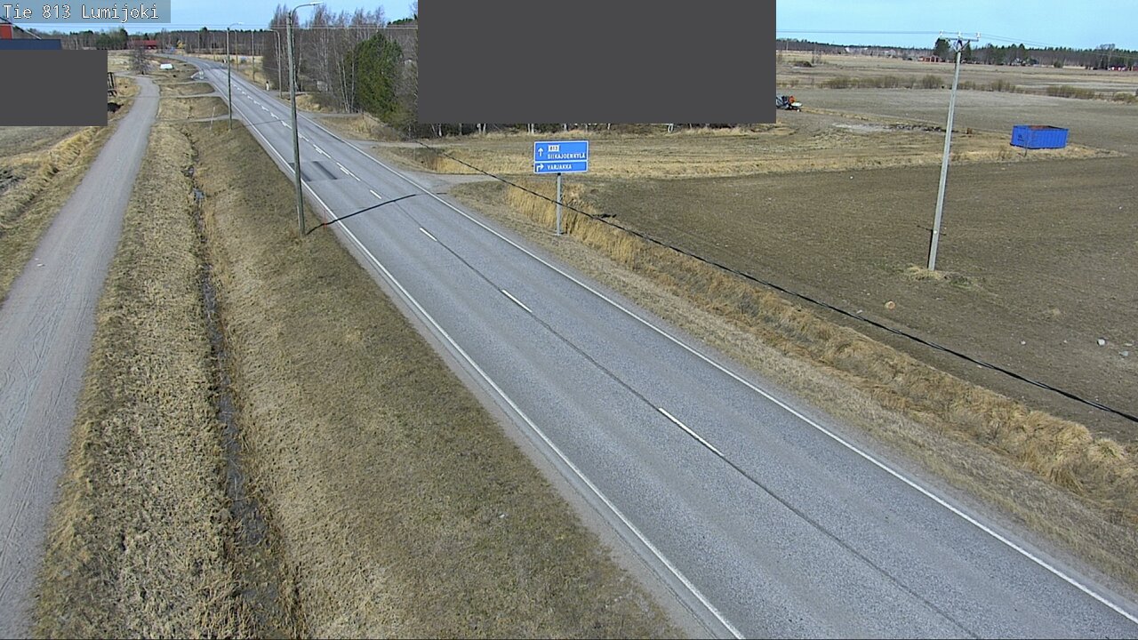 Kelikamerat Kuva Tie 813 Lumijoki, Lumijoki, Pohjois-Pohjanmaa