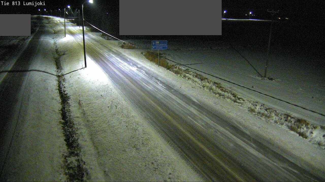 Weather Camera Image Väg 813 Lumijoki, Lumijoki, Pohjois-Pohjanmaa