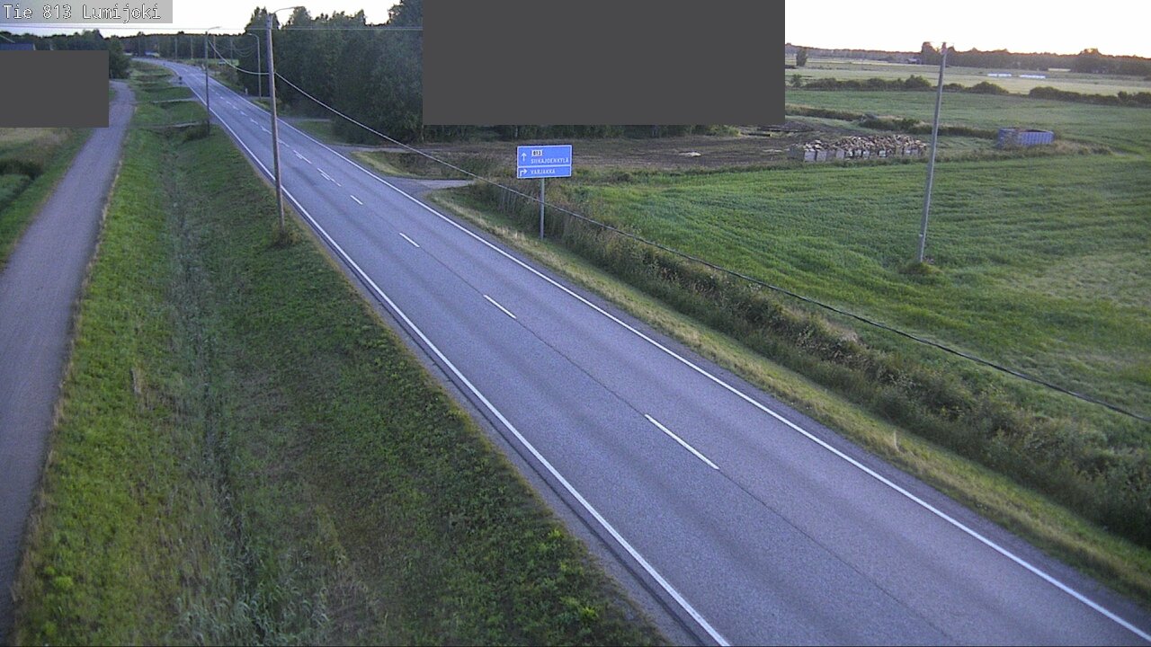 Kelikamerat Kuva Tie 813 Lumijoki, Lumijoki, Pohjois-Pohjanmaa