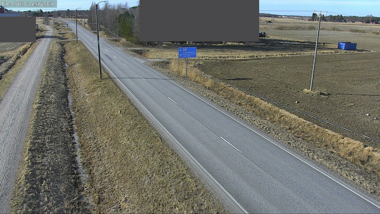 Kelikamerat Kuva Tie 813 Lumijoki, Lumijoki, Pohjois-Pohjanmaa