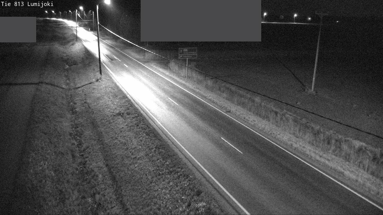 Weather Camera Image Road 813 Lumijoki, Lumijoki, Pohjois-Pohjanmaa