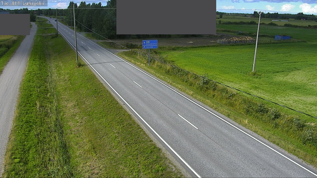 Kelikamerat Kuva Tie 813 Lumijoki, Lumijoki, Pohjois-Pohjanmaa